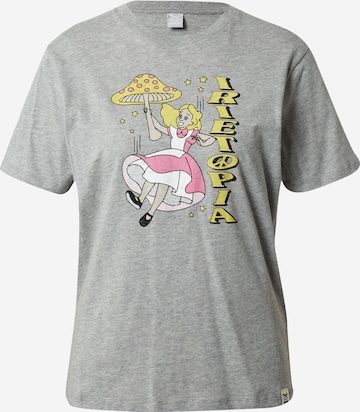 T-shirt 'Alicetopia' Iriedaily en gris : devant