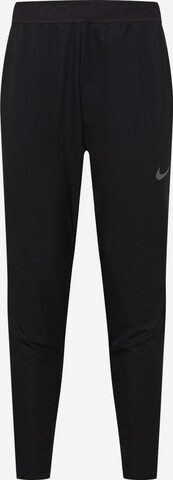 NIKE Slimfit Sportbroek in Zwart: voorkant