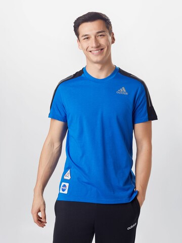 ADIDAS SPORTSWEAR Funkční tričko – modrá: přední strana
