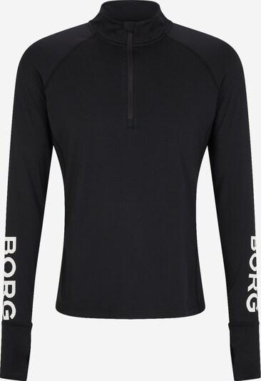 BJÖRN BORG Athletic Sweatshirt in Black / White, Item view
