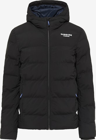 Veste d’hiver HOMEBASE en noir : devant