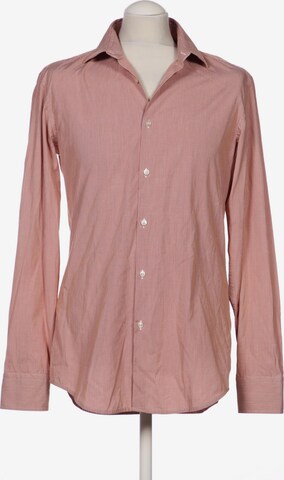 BOSS Button Up Shirt in M in Orange: front