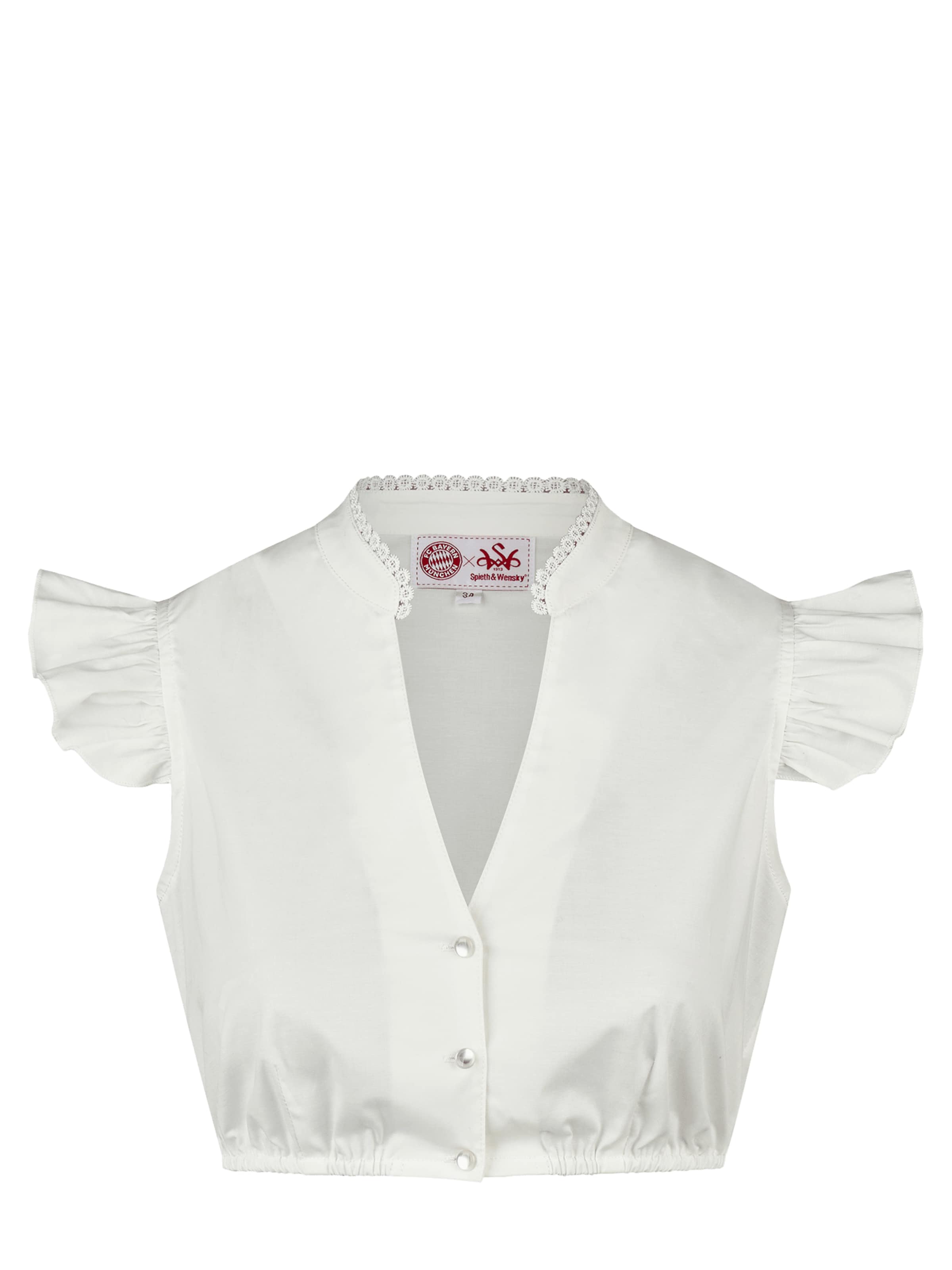 SPIETH & WENSKY Traditional Blouse in White: front