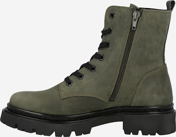 BULLBOXER - Botines con cordones en verde