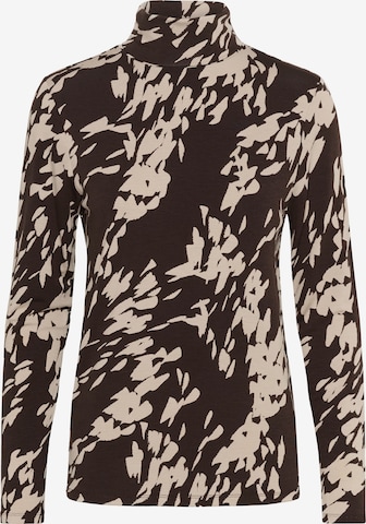 T-shirt 'Hanadi' SOAKED IN LUXURY en marron : devant