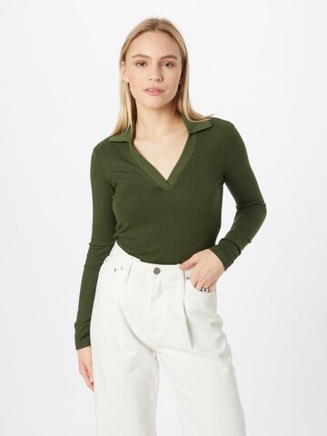 Pull-over Mavi en vert : devant