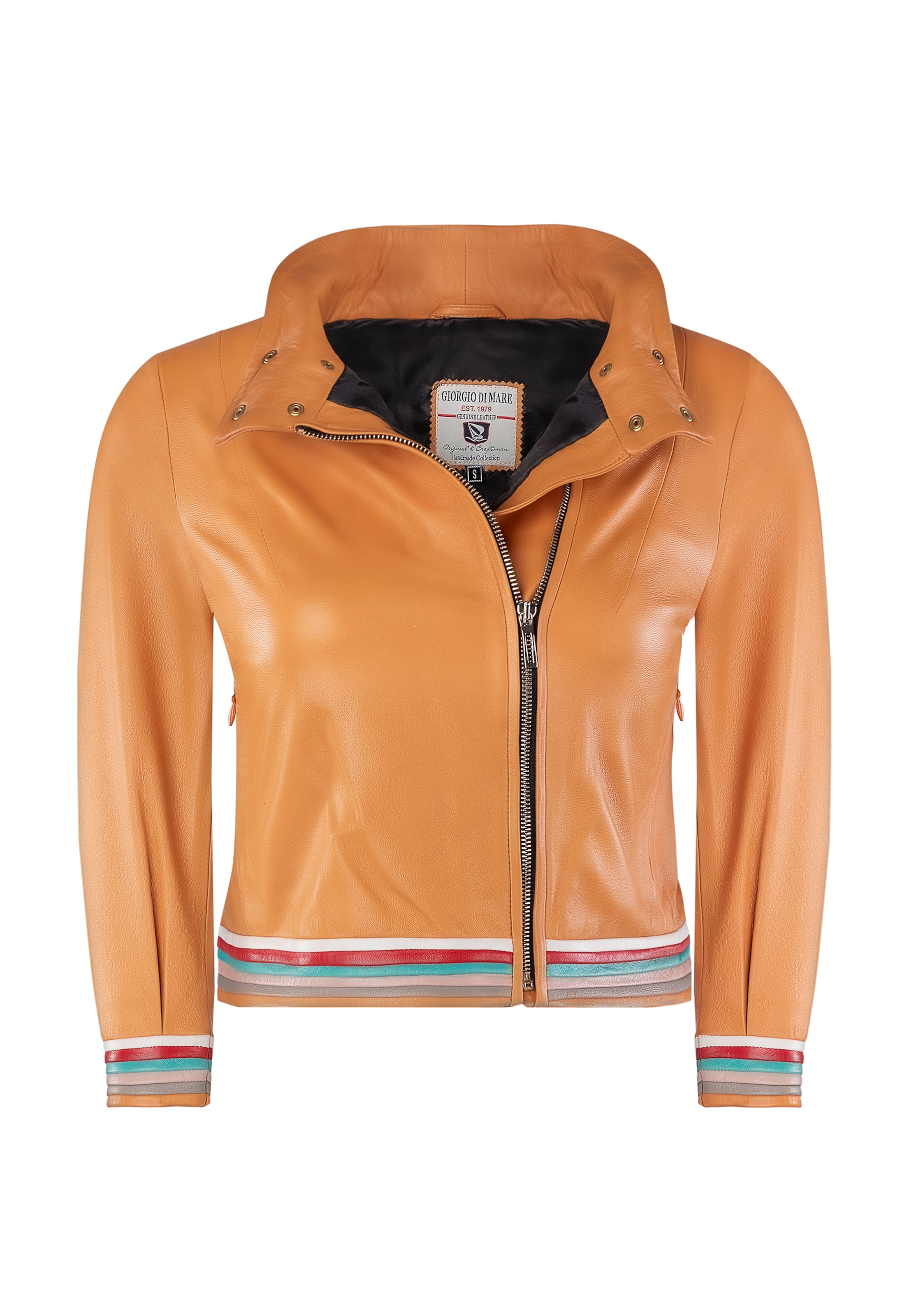 Giorgio di Mare Φθινοπωρινό και ανοιξιάτικο μπουφάν σε πορτοκαλί: μπροστά