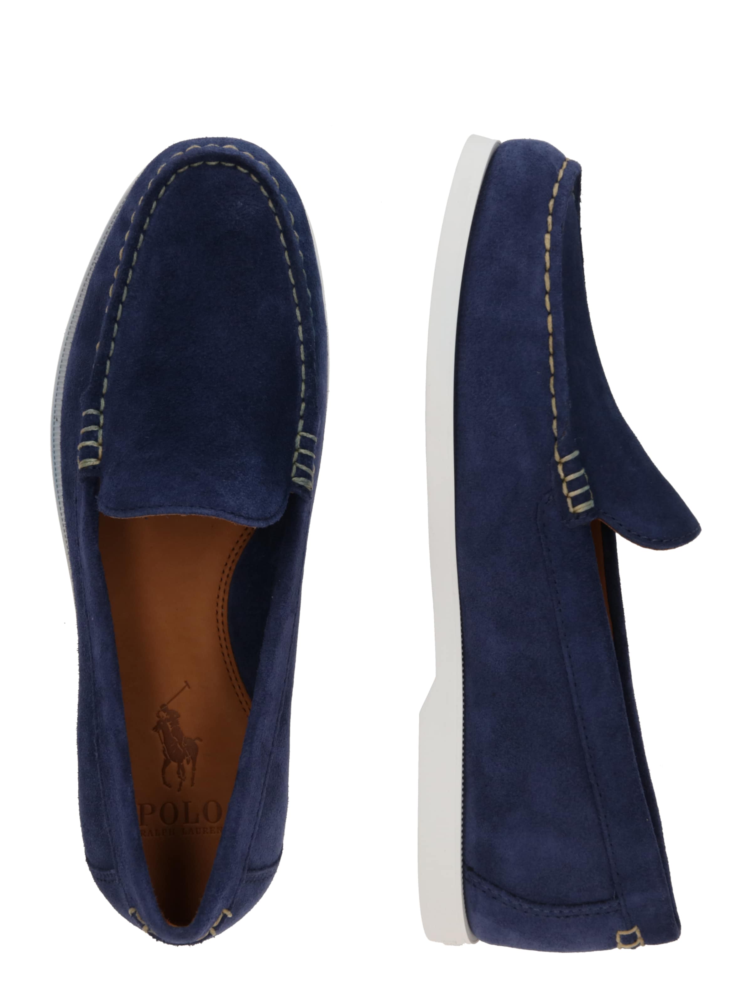 Polo Ralph Lauren Мокасини 'MERTON' в синьо