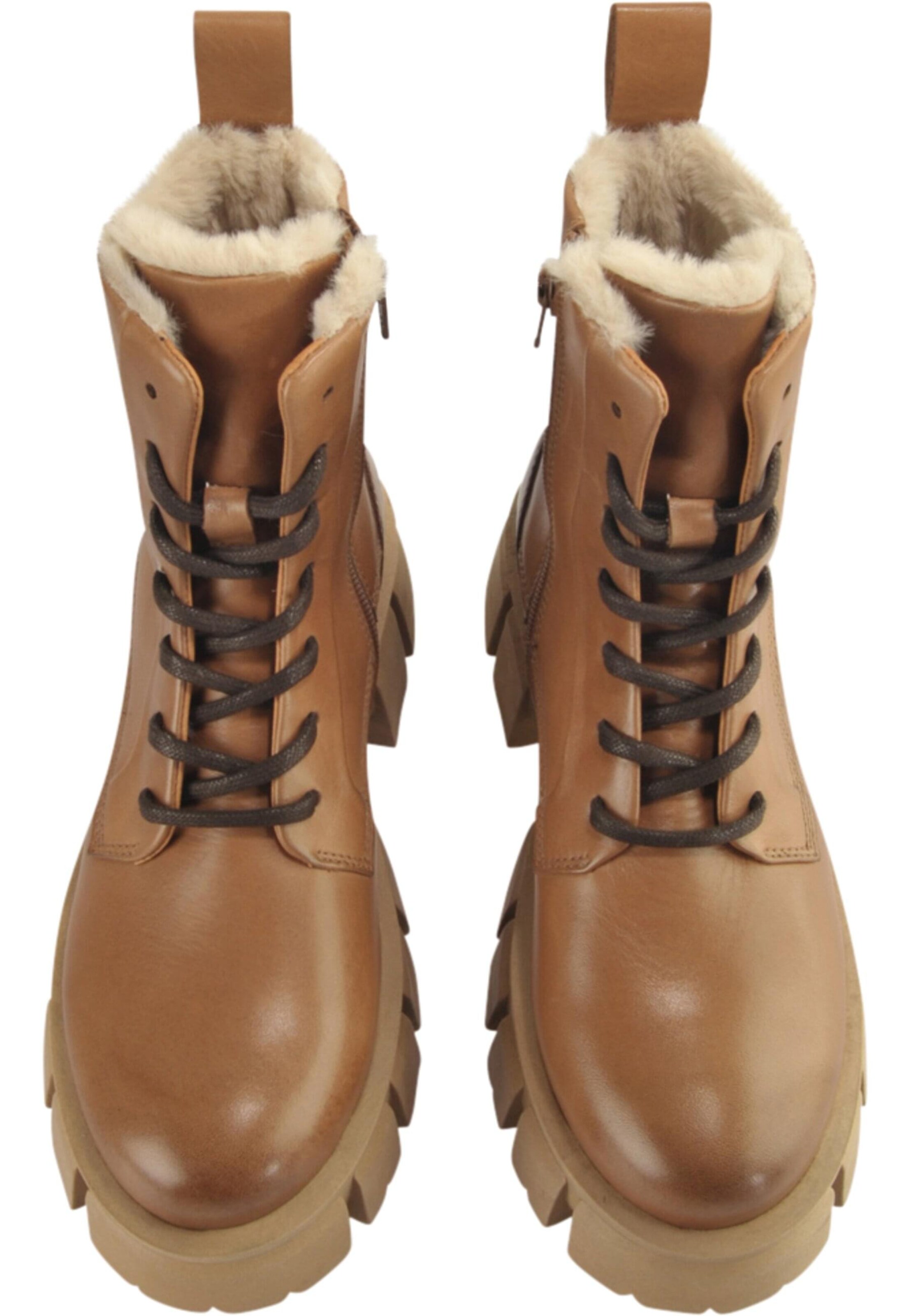 BUFFALO Veterlaarsjes in Bruin