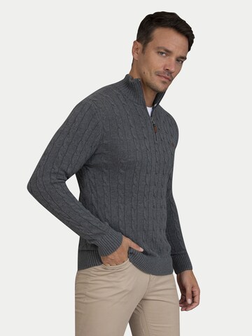 Sir Raymond Tailor Sweater 'Vedo' in Grey