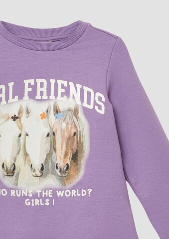 s.Oliver Sweatshirt in Lila