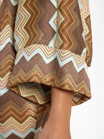 Ana Alcazar Gebreide jurk 'Dirli' in Bruin