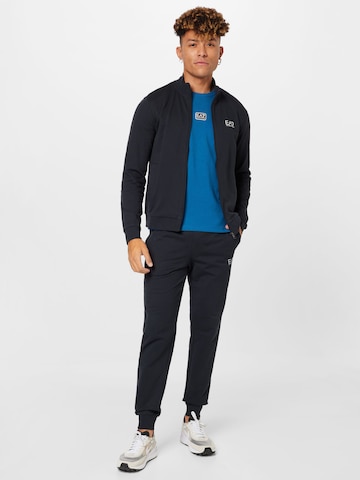 Veste de survêtement EA7 Emporio Armani en bleu