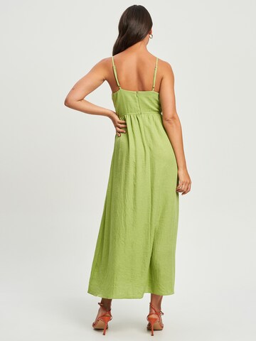 Robe Sável en vert : derrière