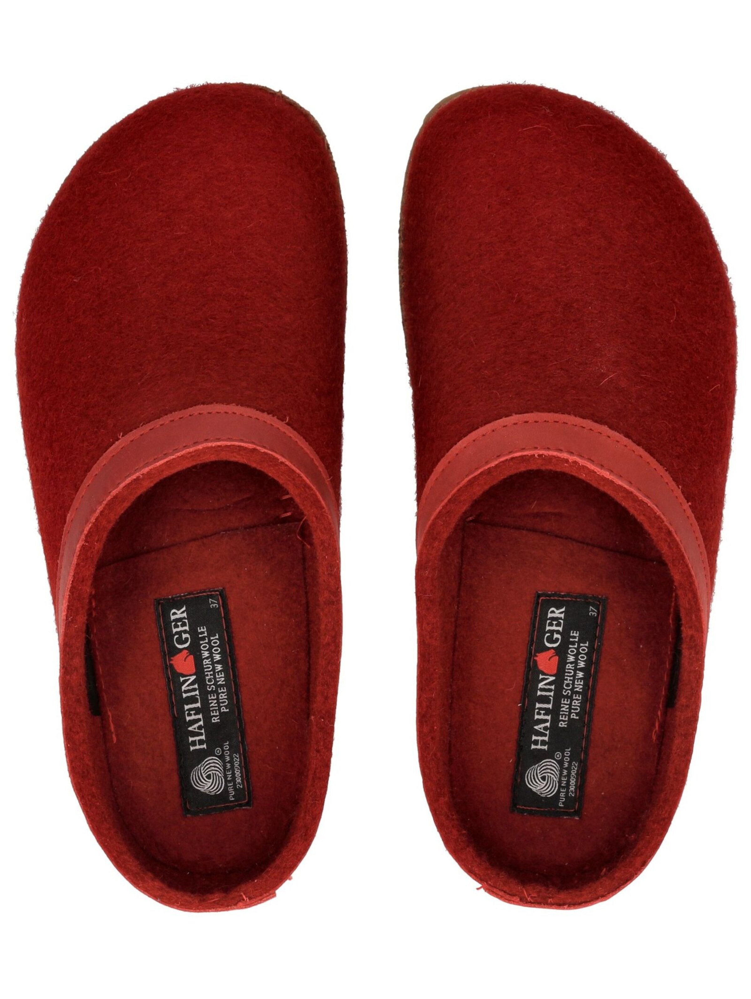 HAFLINGER Slipper 'Torben Grizzly' in Red