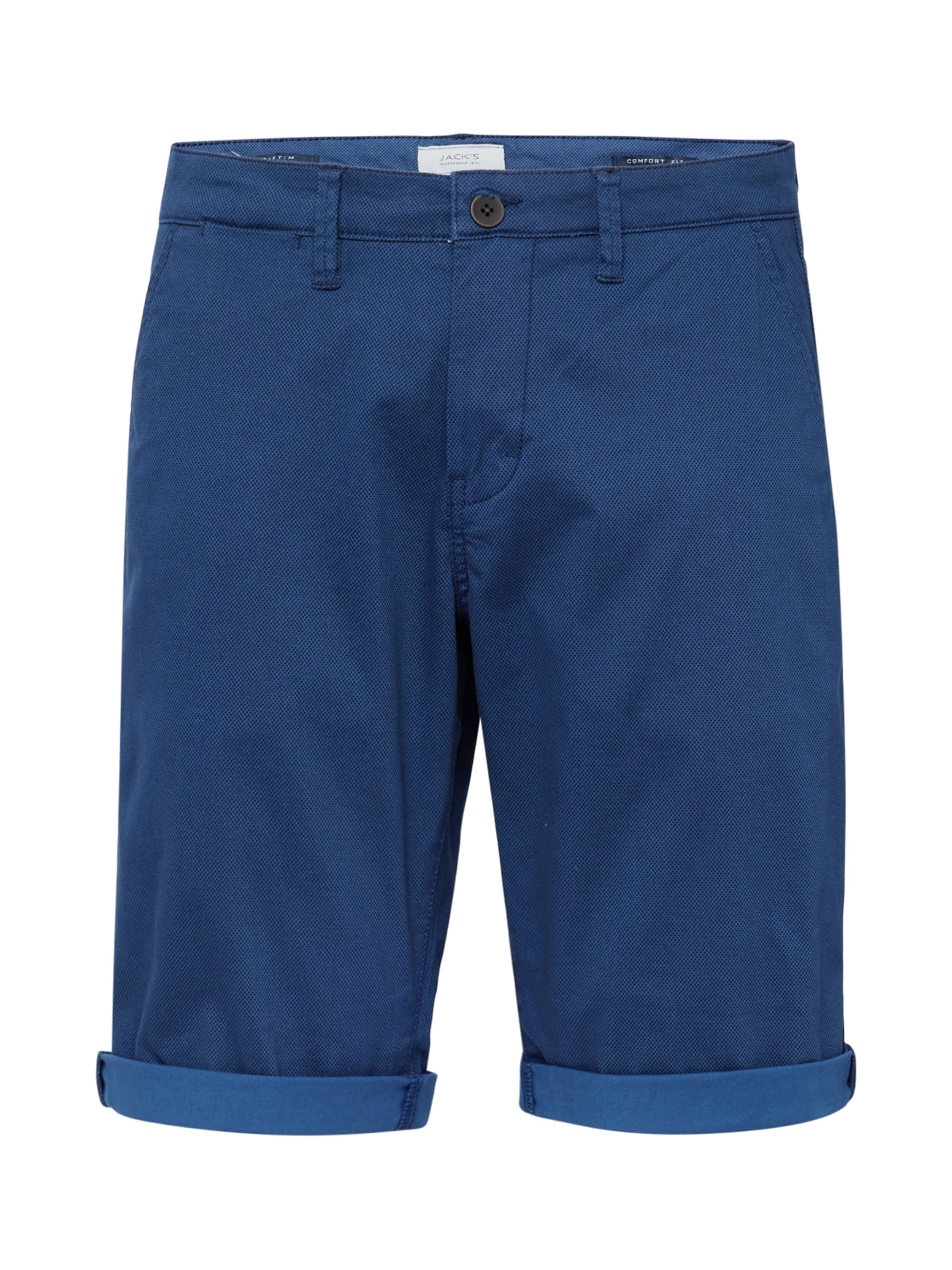 Pantalon chino Jack's en bleu : devant