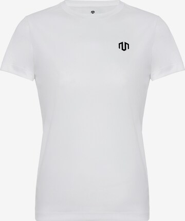 MOROTAI Shirts 'BRAND BASIC' i hvid: forside