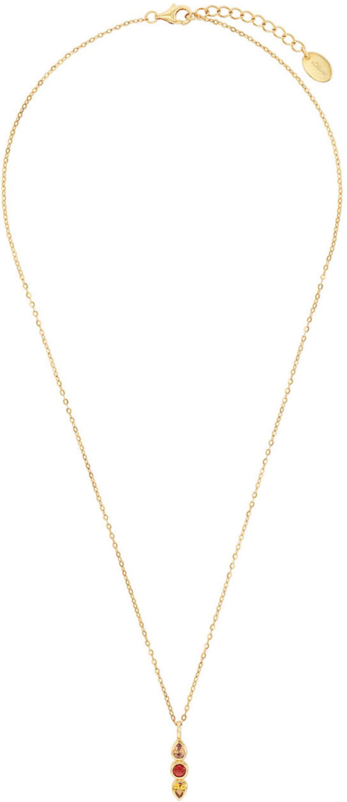 s.Oliver Necklace in Gold: front