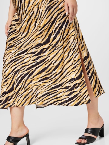 River Island Plus Skirt in Brown