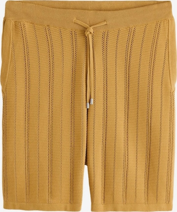 Regular Pantalon Next en jaune : devant