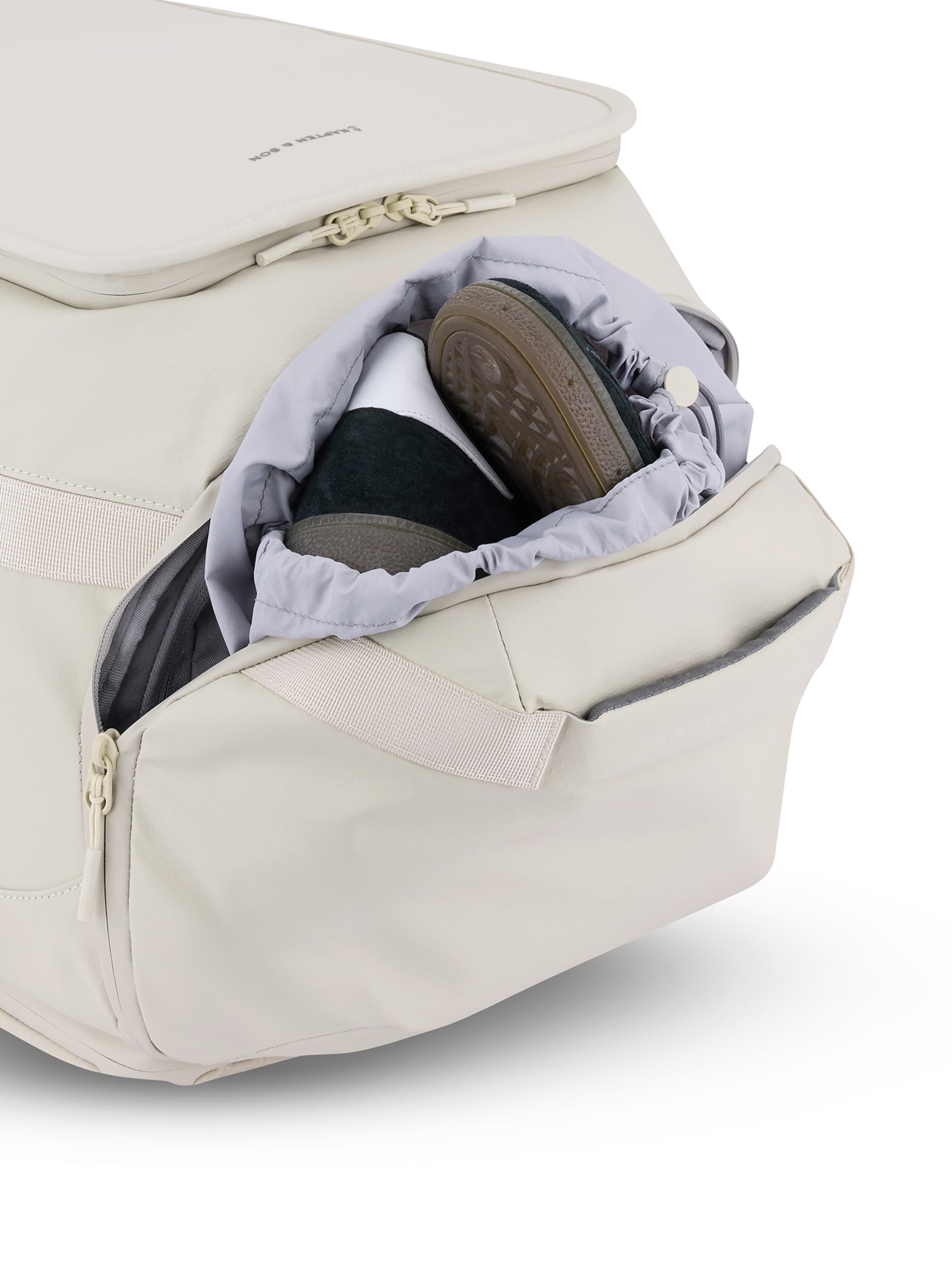 Sac à dos 'Lisbon Duffle Backpack Medium' Kapten & Son en beige