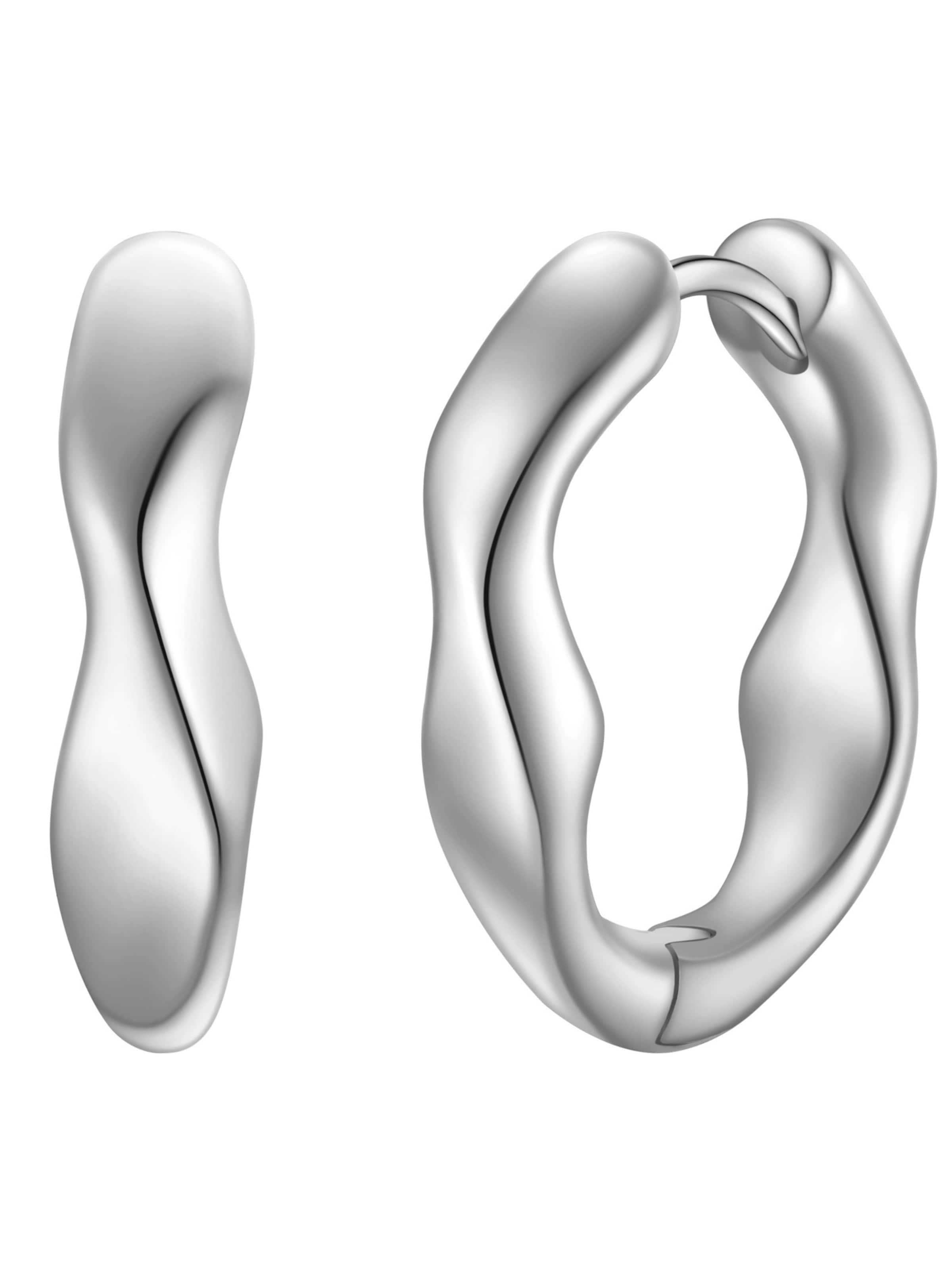 Glanzstücke München Oorbellen in Zilver: voorkant