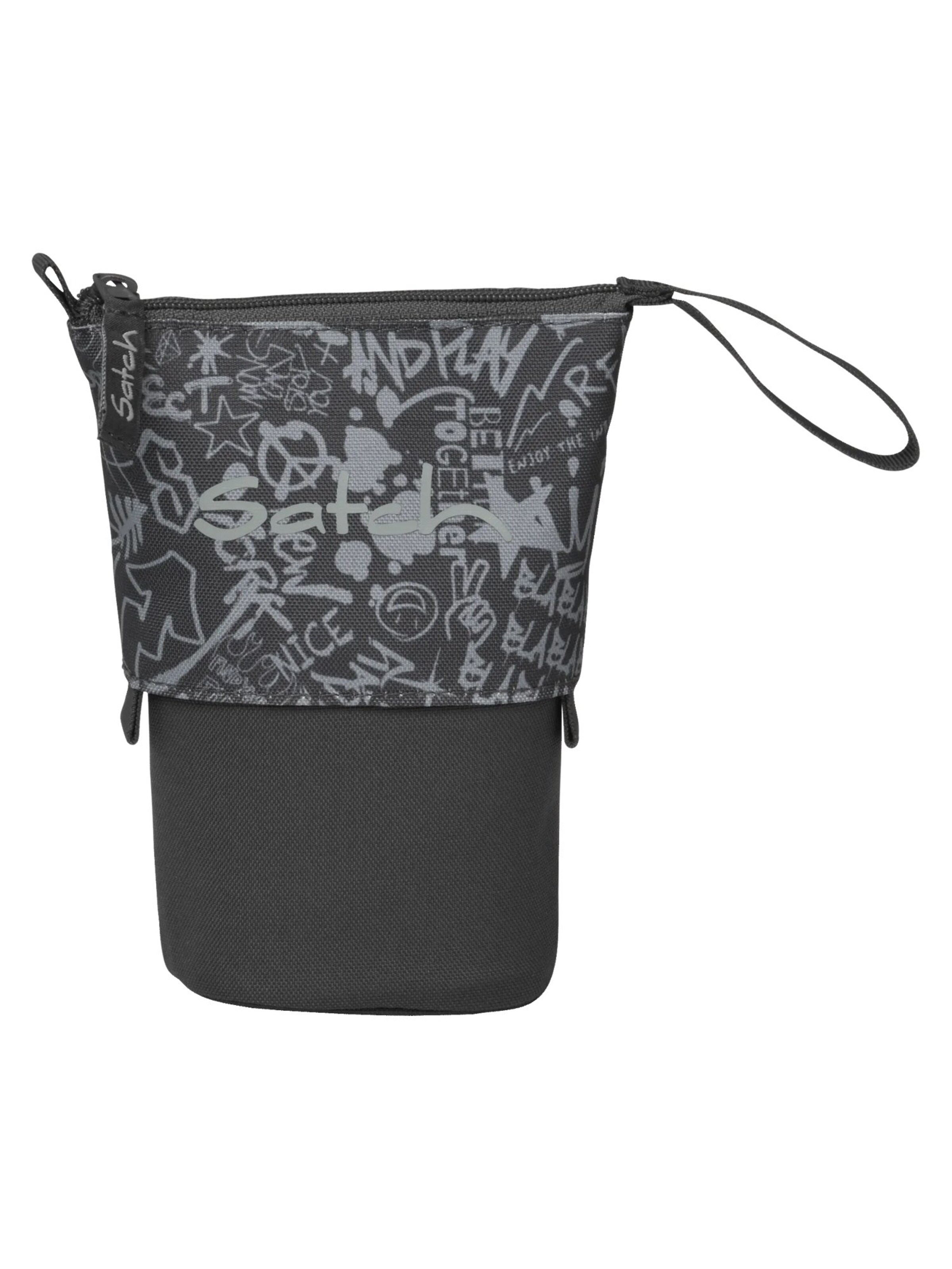 Satch Tasche 'Federmäppchen Pencil Slider'‌‌‌‌‌‌‌‌‌‌ in Grau: Vorderseite