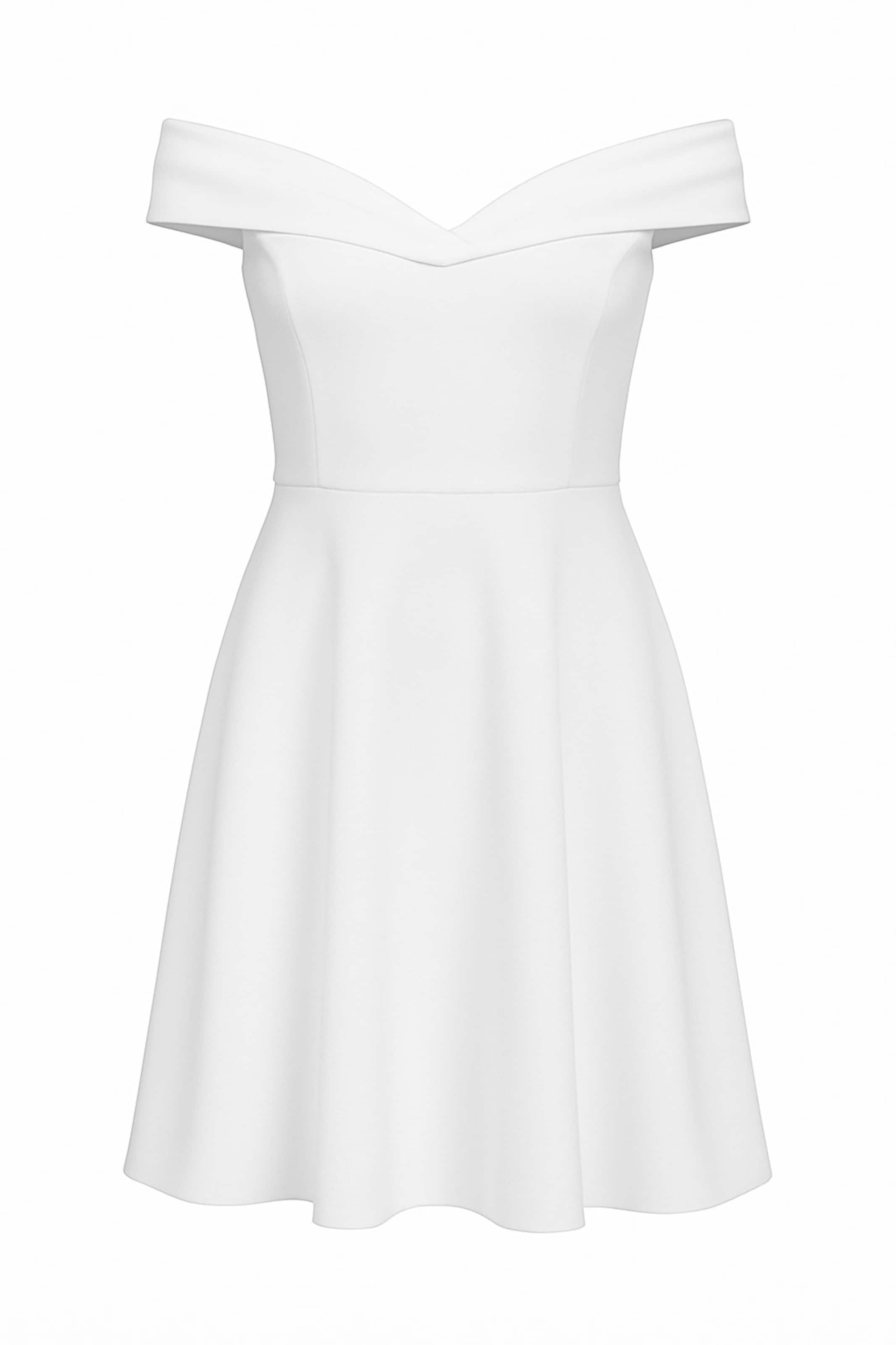 WOMAN VISION Kleid in Weiß: Vorderseite