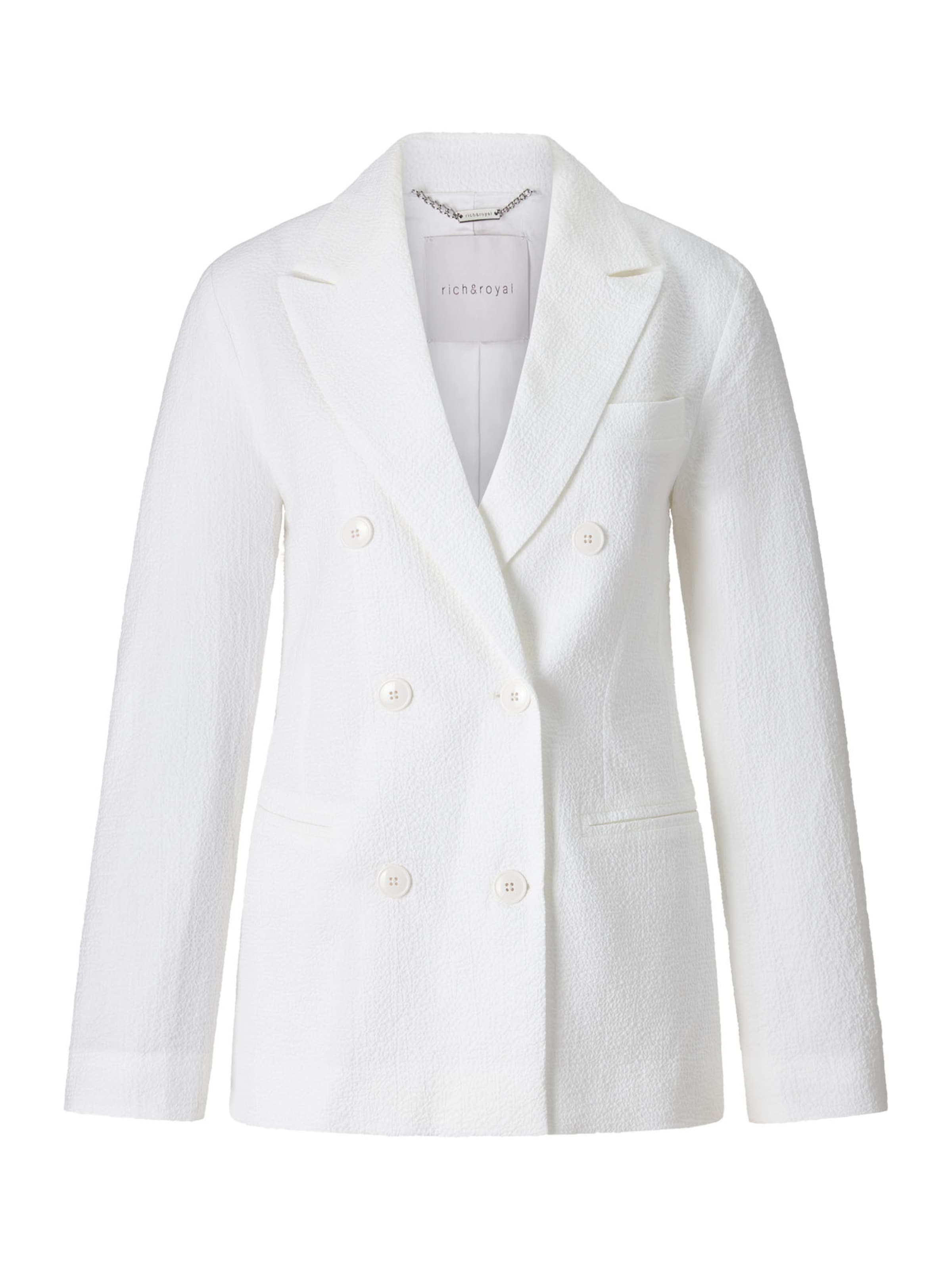 Rich & Royal Блейзер в Белый: спереди