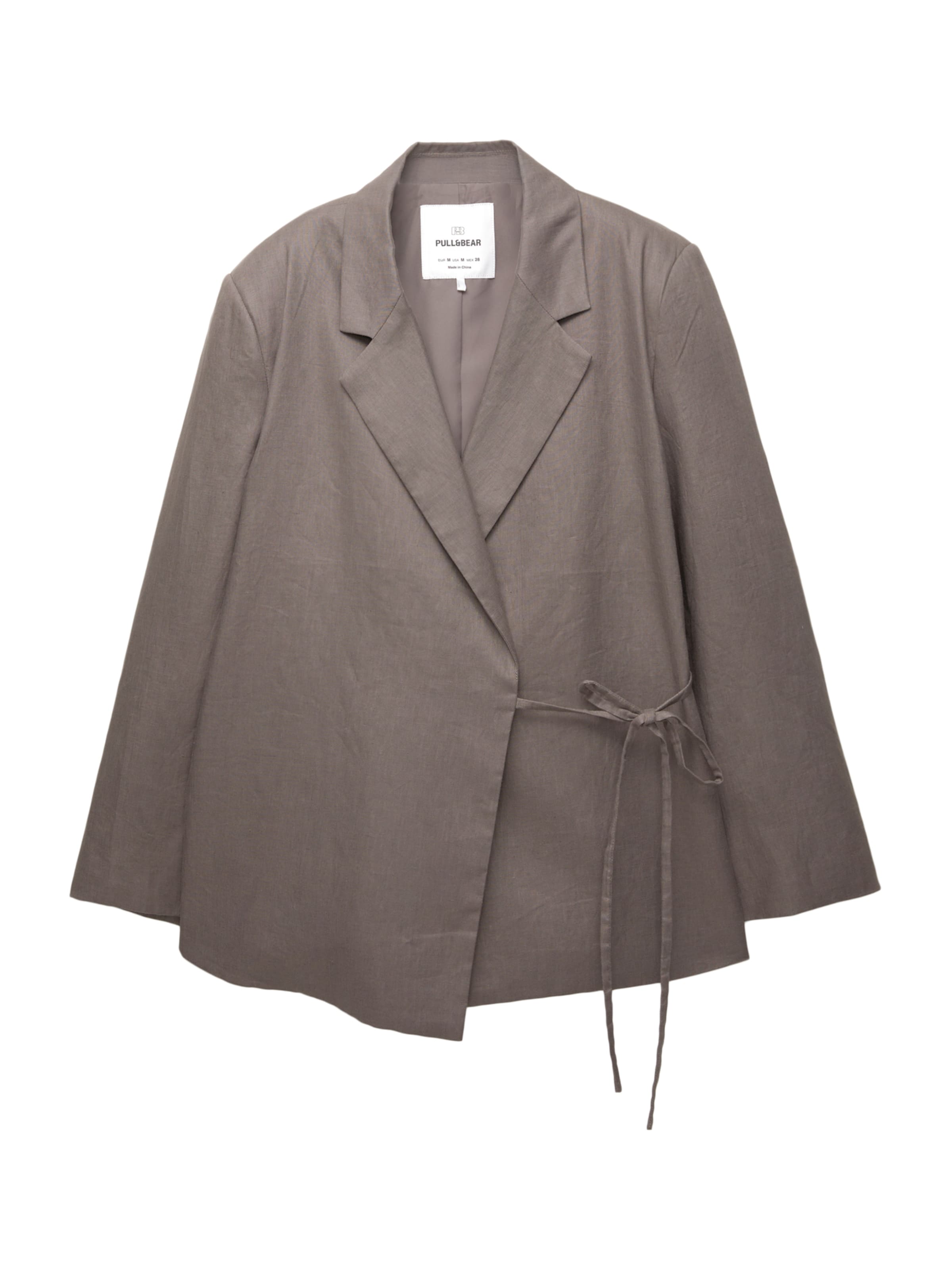 Pull&amp;Bear Blazers in Grijs: voorkant