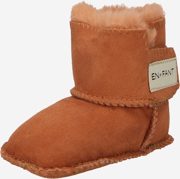 Bottes de neige EN FANT en marron : devant