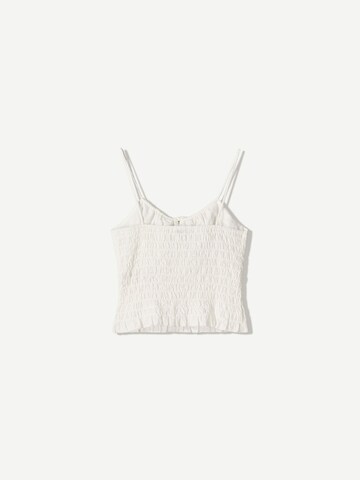 Haut Bershka en blanc