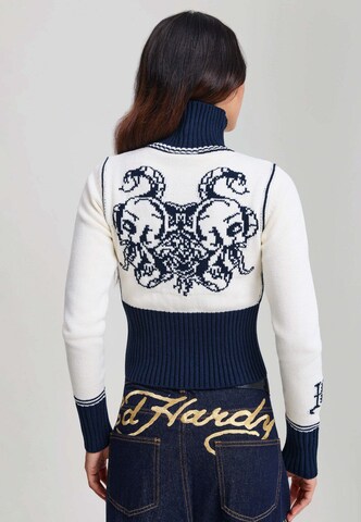 Veste d’hiver Ed Hardy en bleu