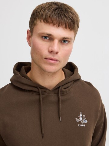 !Solid Pullover in Braun