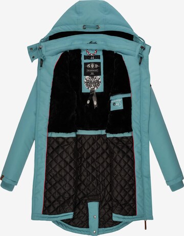 MARIKOO Winterparka 'Kamii' in Blauw