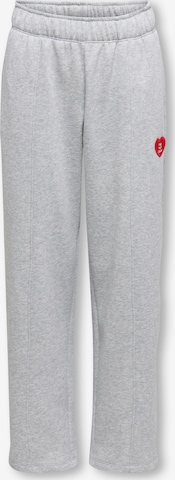 ONLY GIRLS Hlače 'KOGEVISA' | siva barva: sprednja stran