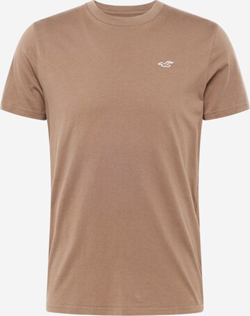 T-Shirt HOLLISTER en marron : devant