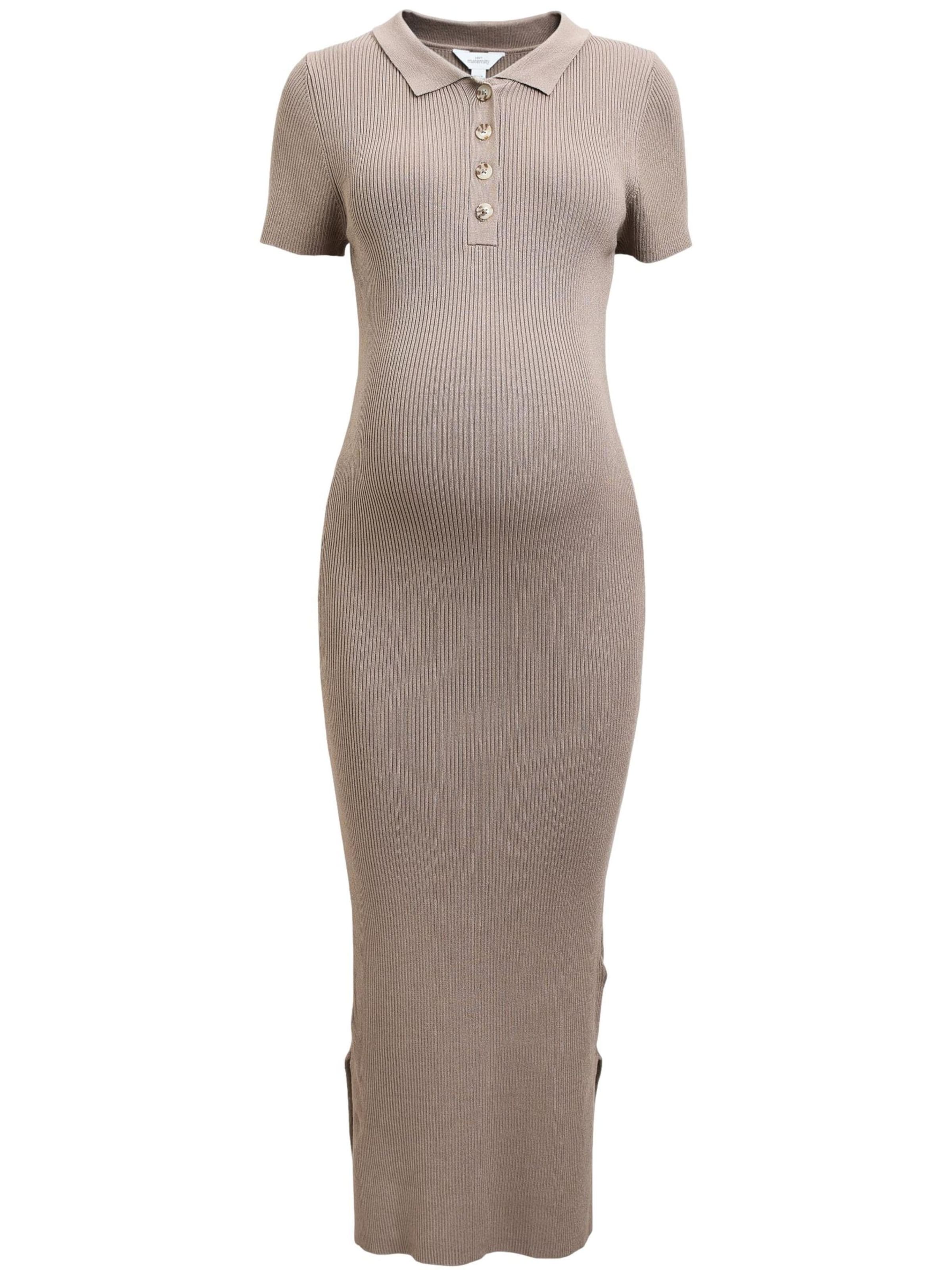 Robes en maille Next en marron : devant