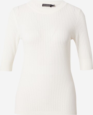 SOAKED IN LUXURY - Pullover 'Spina' em branco: frente