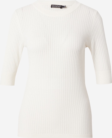 SOAKED IN LUXURY Sweater 'Spina' in White: front