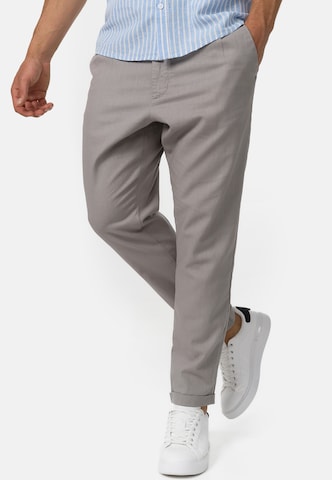 Regular Pantalon chino ' Cunningham ' INDICODE JEANS en gris