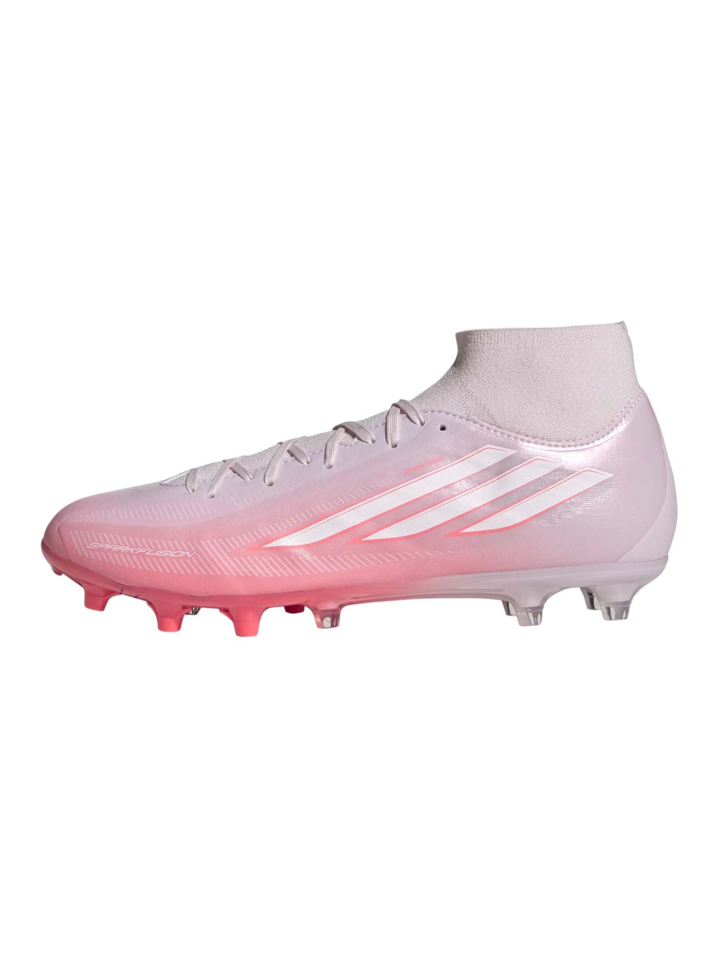 Chaussure de foot 'F50 Sparkfusion League' ADIDAS PERFORMANCE en rose : devant