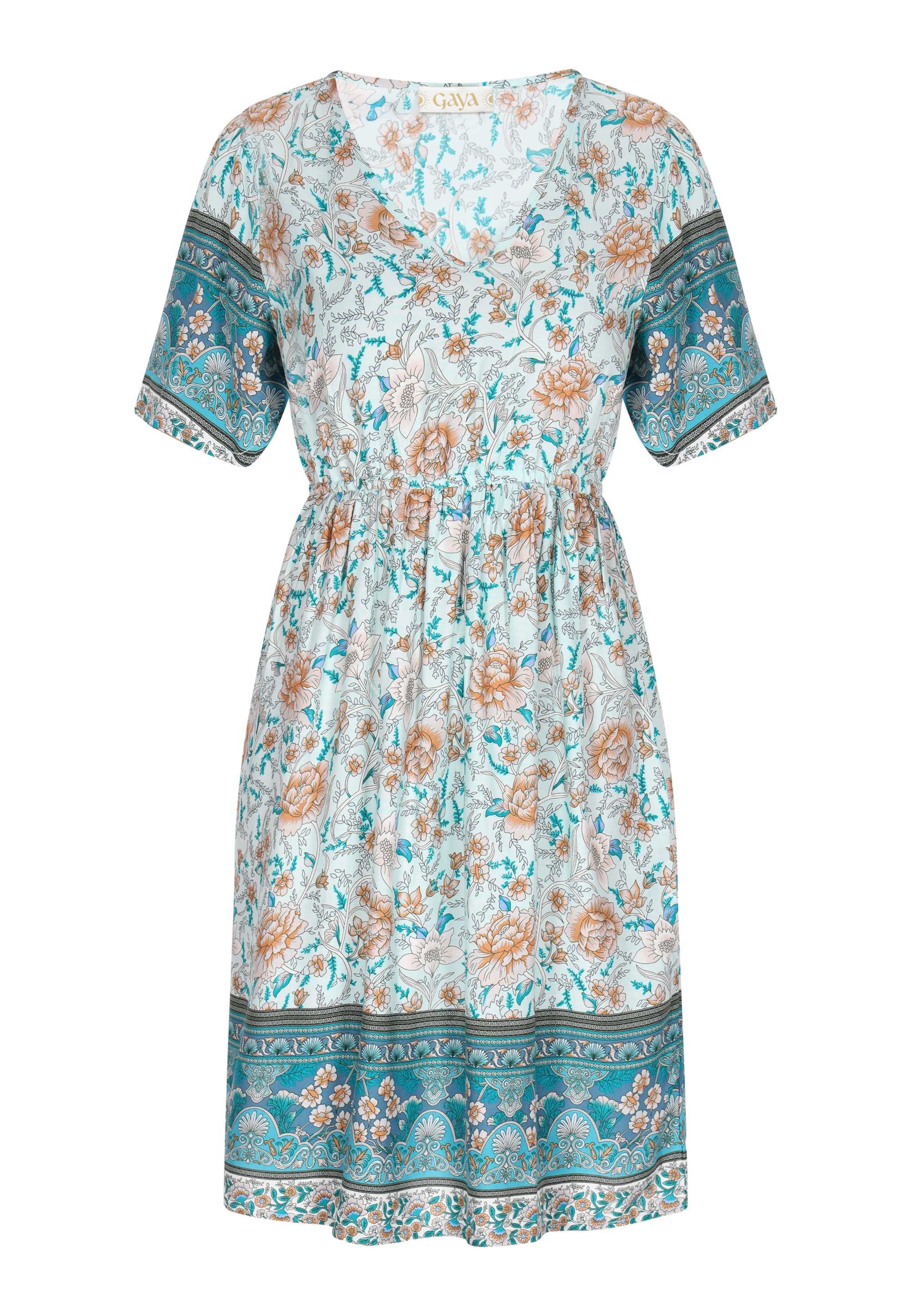 Gaya Dress 'Boho Fashion' in Blue: front