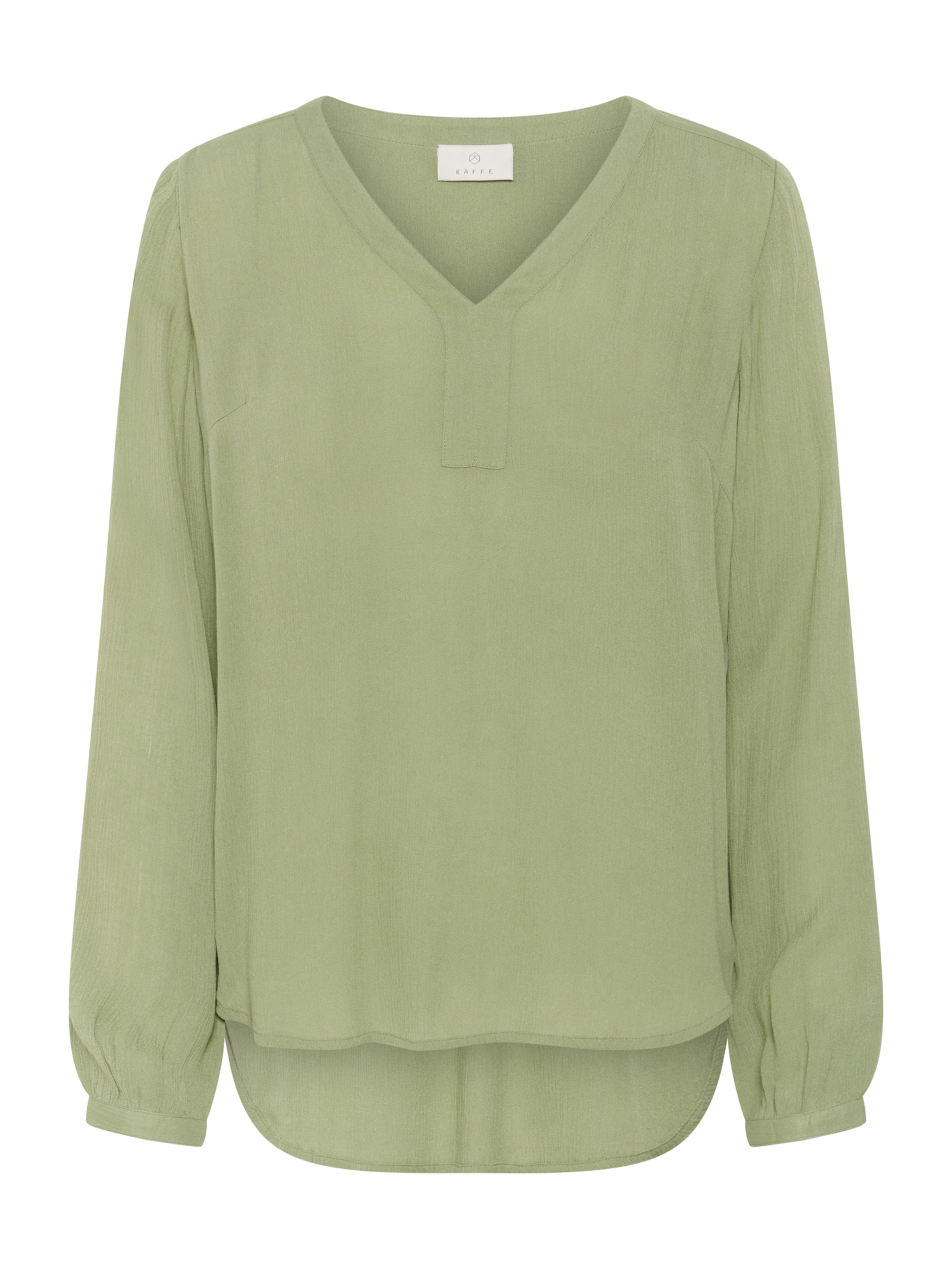 zaļš Kaffe Blūze 'Amber': no priekšpuses