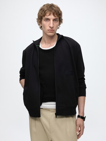 BOSS Sweatvest in Zwart