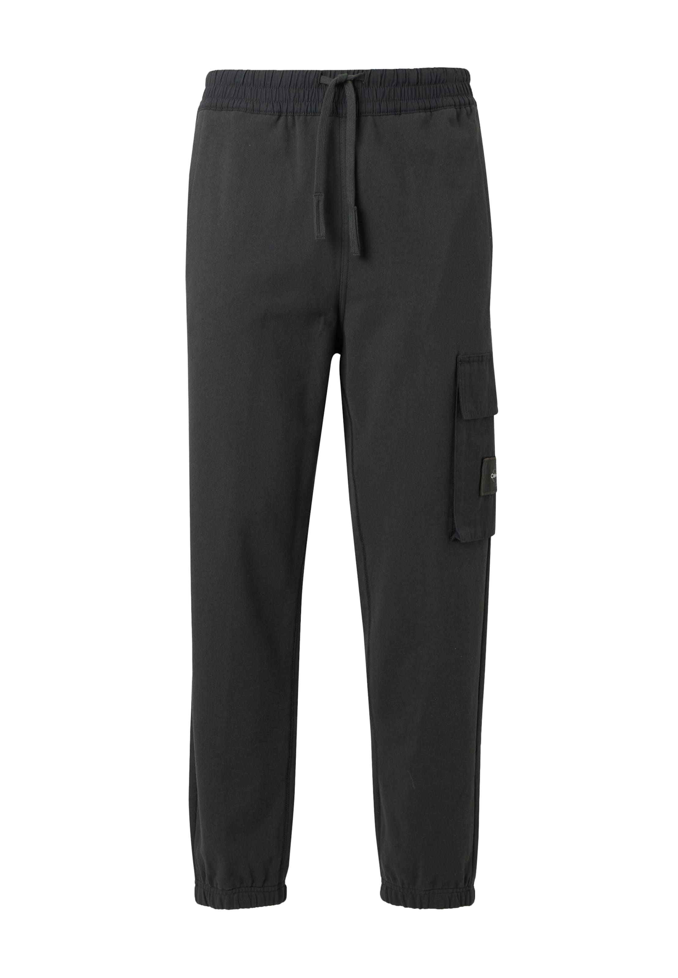Calvin Klein Jeans Tapered Cargobukser i grå: forside