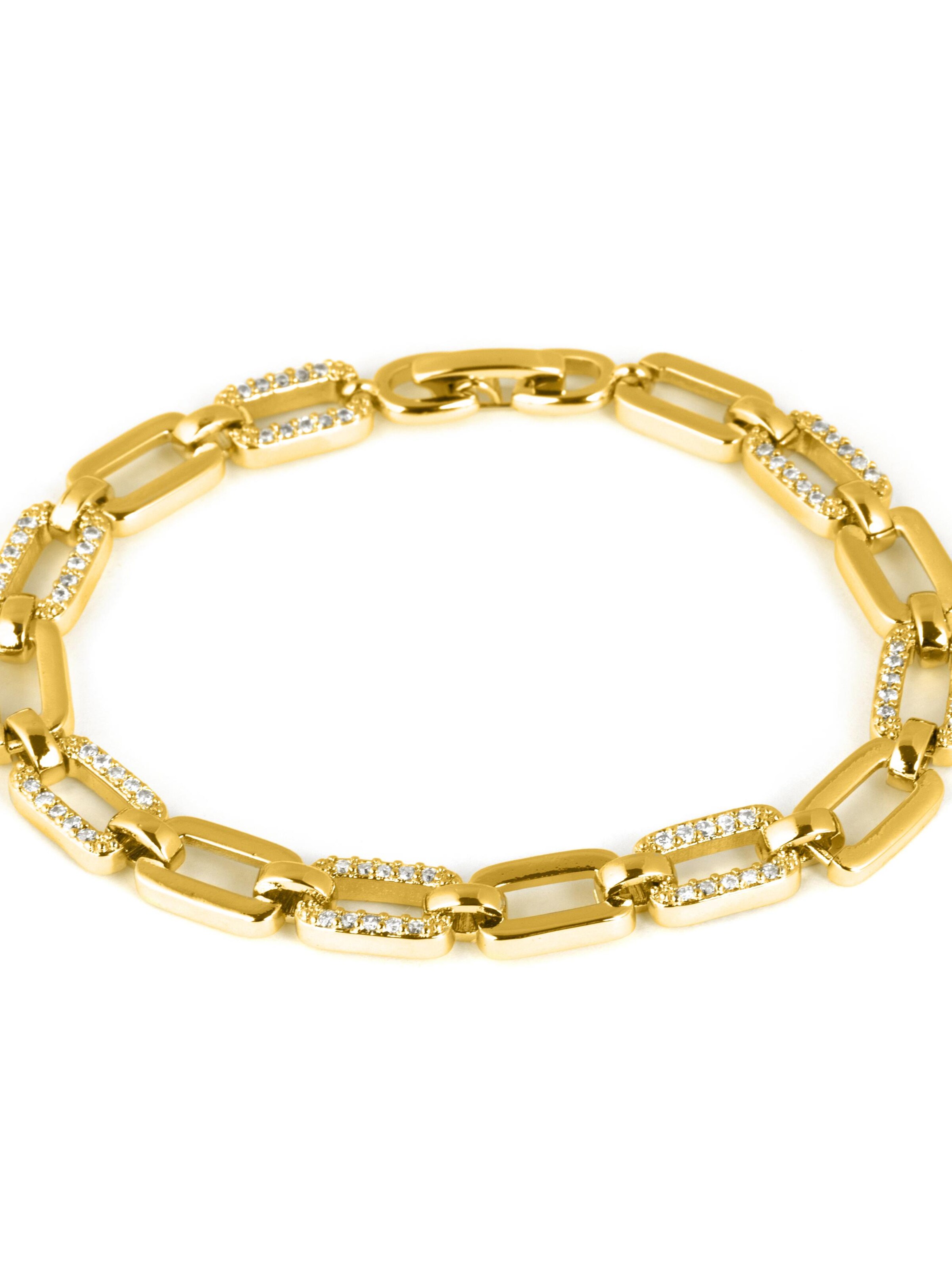 Luxenter Armband 'Asgoth' in Goud: voorkant
