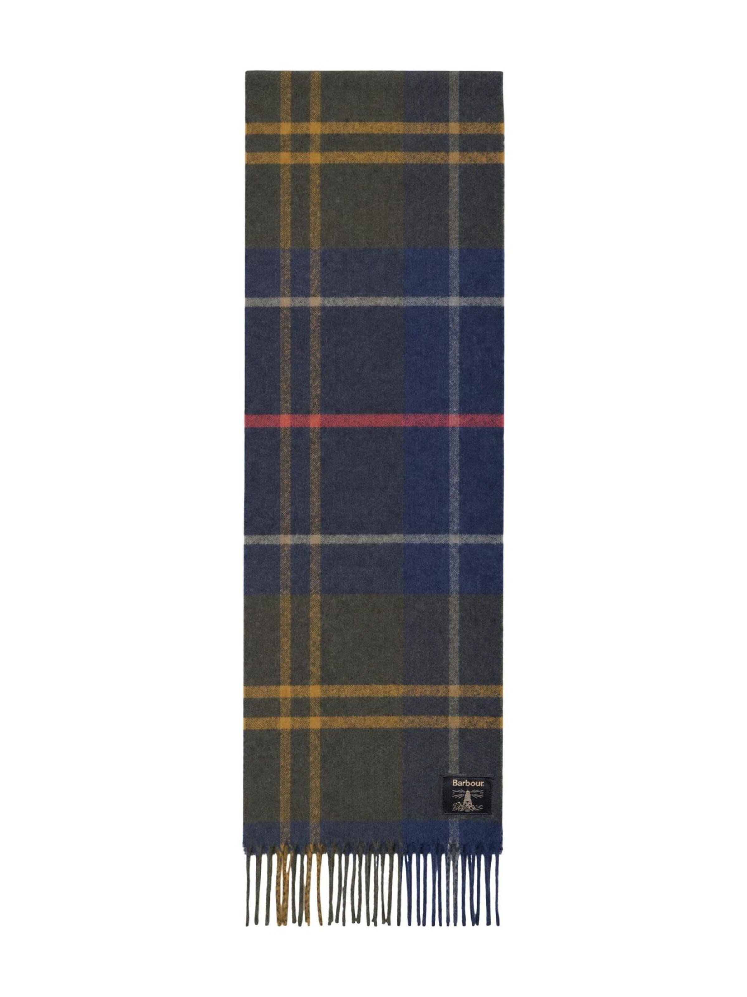 Sciarpa 'YORKLANE TARTAN SCARF 262MUSC0403' di Barbour in verde: frontale