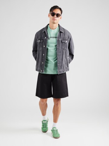KARL LAGERFELD JEANS T-Shirt 'ESSENTIAL' in Grün