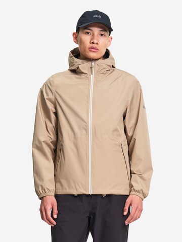 AIGLE Funktionsjakke 'Rainpack 70' i beige: forside